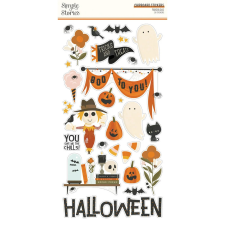 Simple Stories Chipboard matrica - Chipboard Stickers - FaBOOlous (1 ív) matrica