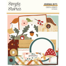 Simple Stories Cider & Donuts Kivágatok Journal Bits & Pieces 1 csomag matrica