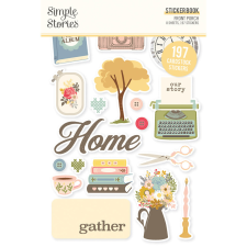 Simple Stories Front Porch Matrica Sticker Book 12 ív matrica