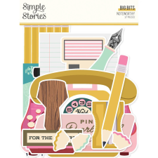 Simple Stories Kivágatok - Big Bits & Pieces - Noteworthy (1 csomag) matrica