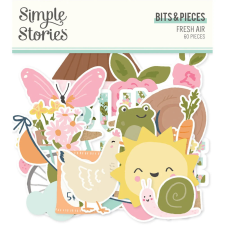 Simple Stories Kivágatok - Bits &amp; Pieces - Fresh Air (1 csomag) matrica