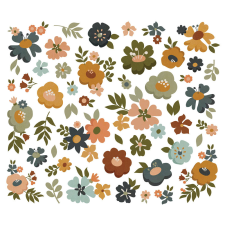 Simple Stories Kivágatok - Floral Bits - Here + There (1 csomag) matrica