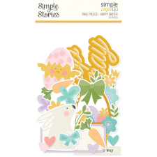 Simple Stories Kivágatok - Simple Pages Pieces - Hoppy Easter (1 csomag) matrica