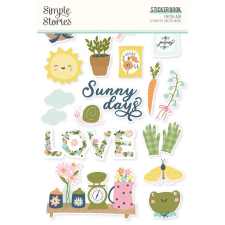 Simple Stories Matrica - Sticker Book - Fresh Air (12 ív) matrica