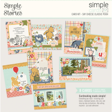 Simple Stories Say Cheese Classic Pooh Kivágatok Simple Cards Kit 1 csomag matrica