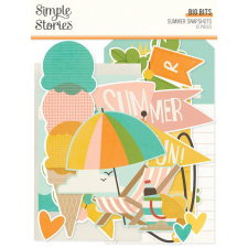 Simple Stories Summer Snapshots Kivágatok Big Bits & Pieces 1 csomag matrica