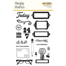 Simple Stories Szilikonbélyegző - Clear Stamps - Noteworthy (1 csomag) bélyegző
