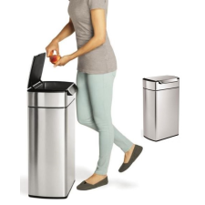 SimpleHuman CW2014 Rozsdamentes szemetes, 40 literes, érintő nyitással szemetes