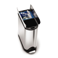 SimpleHuman CW2017 40 literes pillangó nyitású szelektív szemetes szemetes