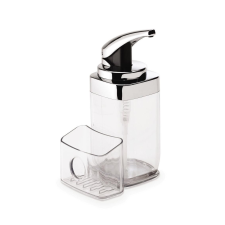 SimpleHuman KT1159 négyszögletes pumpás szappanadagoló szivacstartóval - 650ml adagoló