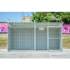 SINB Lucas Kutya kennel, 4x2m alapterület, padozat nélkül szállítóbox, fekhely kutyáknak