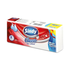 Sindy classic 3 rétegű Papírzsebkendő (100 db) higiéniai papíráru
