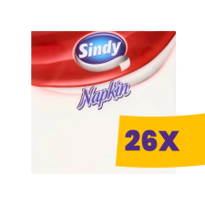Sindy fehér szalvéta - 1 rétegű, 33x33cm, 45db (Karton - 26 csomag) higiéniai papíráru