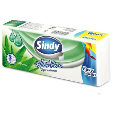Sindy Papírzsebkendő 100db Aloe Vera higiéniai papíráru