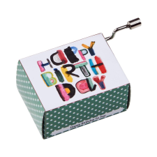 SING A SONG zenélő dobozka "Happy Birthday" modern party kellék