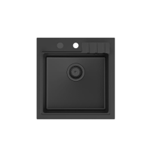 Sink Quadron PETER110 karbon szén el HCQP5052BLM_PC mosogatótálca