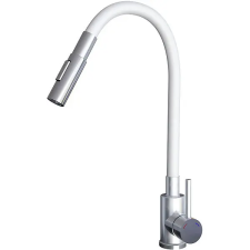 Sinks Elasta S, rozsdamentes acél/fehér csaptelep