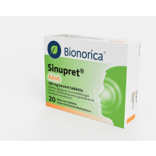  Sinupret Akut 160 mg bevont tabletta 20x gyógyhatású készítmény