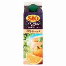 Sio-Eckes Kft. Sió Natura 100% narancslé 1 l üdítő, ásványviz, gyümölcslé