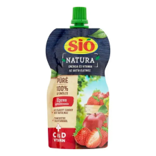 Sió Gyümölcspüré SIÓ Natura Epres gyümölcsmix 100% 120g üdítő, ásványviz, gyümölcslé