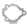 SIP Spareparts Hengeralap távtartó (vastagság: 1,0 mm) Vespa 125 V33/VM/VN/ACMA/150 VB/VGL1/VL, lézerrel vágott SIP Spareparts  Motor alkatrészek Tömítések Henger tömítések