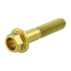 SIP Style SIP csavar variátor fedélhez M6x30 mm, hatszögletű peremes, titán, arany eloxált SIP Style  Motor alkatrészek Csavarok és alkatrészek