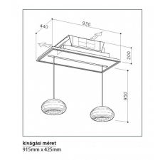 Sirius SLT-976 BRUSHLESS TW WI-FI fehér mennyezetbe építhető páraelszívó páraelszívó