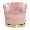  Sisi Forgószék - Világos Rózsaszín / Arany