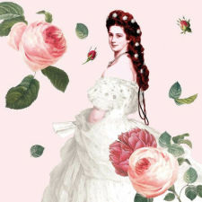  Sissi papírszalvéta 33x33cm, 20db-os papírárú, csomagoló és tárolóeszköz