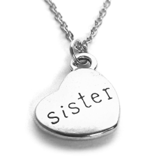 SISTER/LÁNYTESTVÉR (2) medál, választható többféle láncra vagy kulcstartóra medál