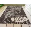  Sizal szőnyeg Coffe csoki barna 80x200cm szőnyeg