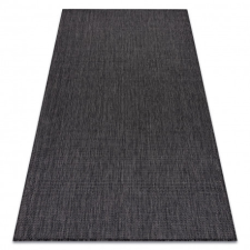  Sizal szőnyeg SION A5165A Melange lapos szövött fekete 70x300 cm lakástextília
