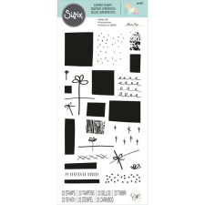 Sizzix szilikonbélyegző 664935, Giftwrap / Sizzix Layered Clear Stamps (1 csomag) bélyegző
