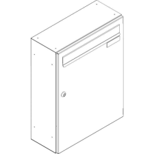 SJ 260/330 postaláda egyoldalas RAL, RAL 7040 / Szürke postaláda