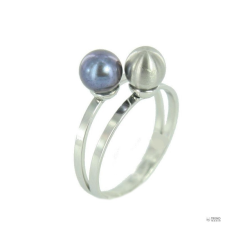 Skagen Női gyűrű ezüst gyöngy JRSB020 S8 Gr. 57 (18,1) gyűrű