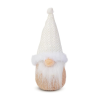  Skandináv karácsonyi manó, fehér sapkában. Magassága: 17 cm