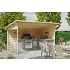 Skanholz Pavilon szaletli Vimmerby kerti konyha