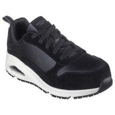 Skechers 108147EC_BKW41 Skechers Uno SR - Elainy női munkavédelmi cipő S3L FO SR ESD