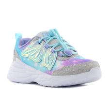 Skechers Dream Racer - Wing Brites villogó kék gyerek cipő Méret:31 gyerek cipő