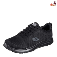 Skechers fekete férfi cipő, munkavédelmi 39-46 munkavédelmi cipő
