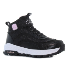 Skechers Fuse Tread - Wild Adventure vízlepergető fekete gyerek bakancs Méret:30