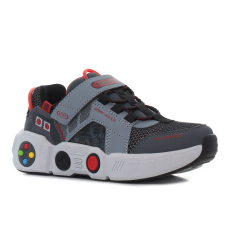 Skechers Game Kicks - Gametronix szürke gyerek cipő Méret:27