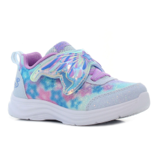 Skechers Glimmer Kicks - Magical Wings villogó kék baba cipő Méret:21