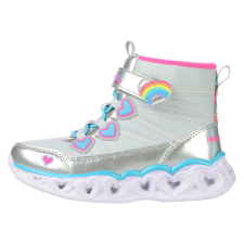 Skechers Heart Lights-édes csizma 302668LSMLT Gyerek Ezüst 28.5 gyerek csizma, bakancs