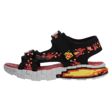 Skechers Mega-splash 4k szandál 402161LBKRD gyerek fekete 33 gyerek szandál
