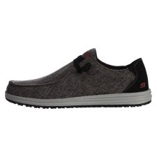 Skechers Melson-nela 210726BLK Férfi sportcipő Szürke 42 férfi cipő