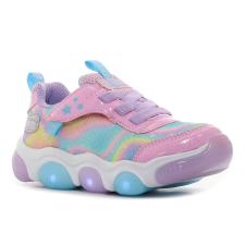 Skechers Mighty Glow - Swirl Daze villogó rózsaszín baba cipő Méret:21 gyerek cipő