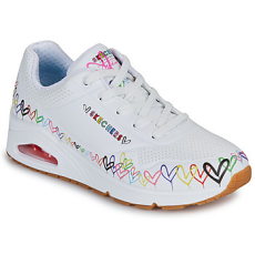 Skechers Rövid szárú edzőcipők JGOLDCROWN: UNO - LOVE Fehér 36