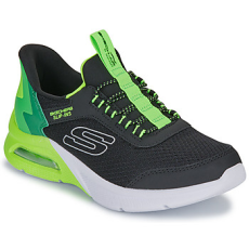 Skechers Rövid szárú edzőcipők SLIP-INS: MICROSPEC MAX - BRISK-STRIPE Fekete 28