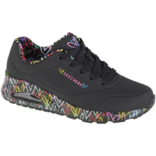 Skechers Rövid szárú edzőcipők Uno-Loving Love Fekete 36 női cipő